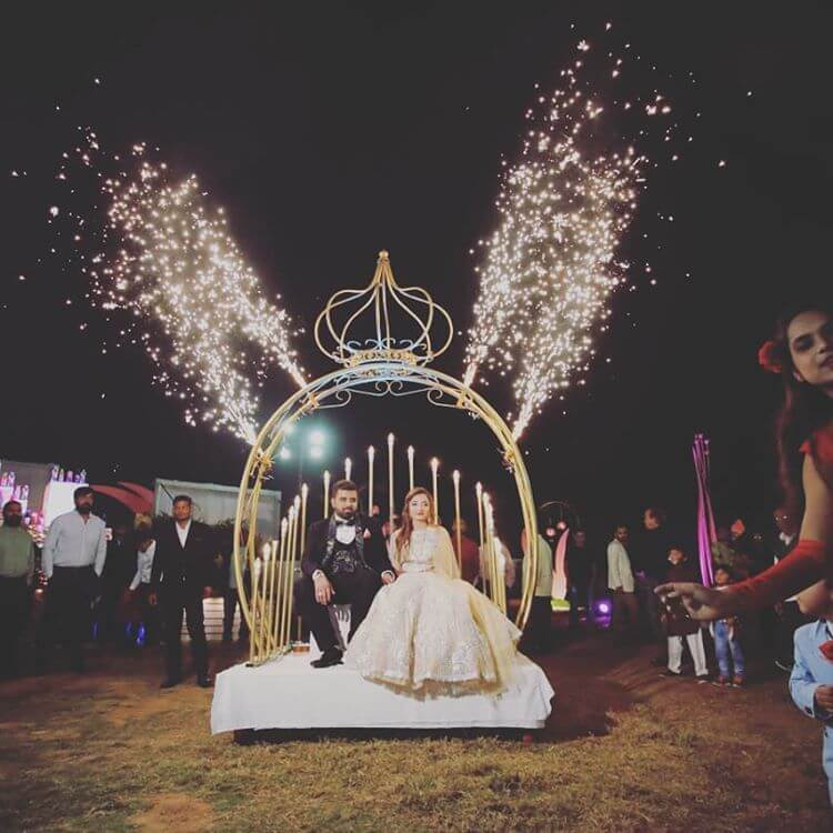 bride groom entry mysore